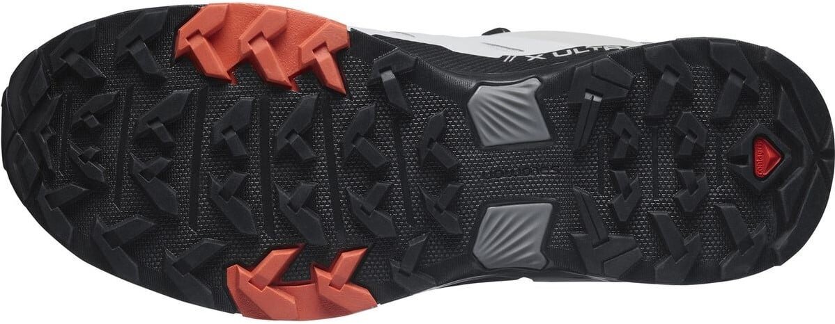 Naisten vaelluskengät SALOMON X ULTRA 4 WIDE GTX W, harmaa/musta hinta ja tiedot | Naisten saappaat | hobbyhall.fi