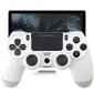 Dualshock 4 langaton ohjain yhteensopiva Playstation 4 - Glacier White hinta ja tiedot | Pelikonsolit | hobbyhall.fi