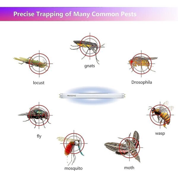 4 kpl 8w Fly Killer -polttimot 12 tuumaa - T5 8 wattia UV-putket 16w kärpäsetapporeille/hyönteissuojaimille hinta ja tiedot | Tuuletinvalaisimet | hobbyhall.fi