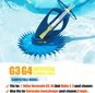 Pakkauksessa 2 vaihtolattiamattoa G2, G3, G4, Alpha2, Alpha 3, Pacer & Ranger, Baracuda Pool Cleaner W83275 W70327 W72855 W69721 hinta ja tiedot | Uima-allastarvikkeet | hobbyhall.fi