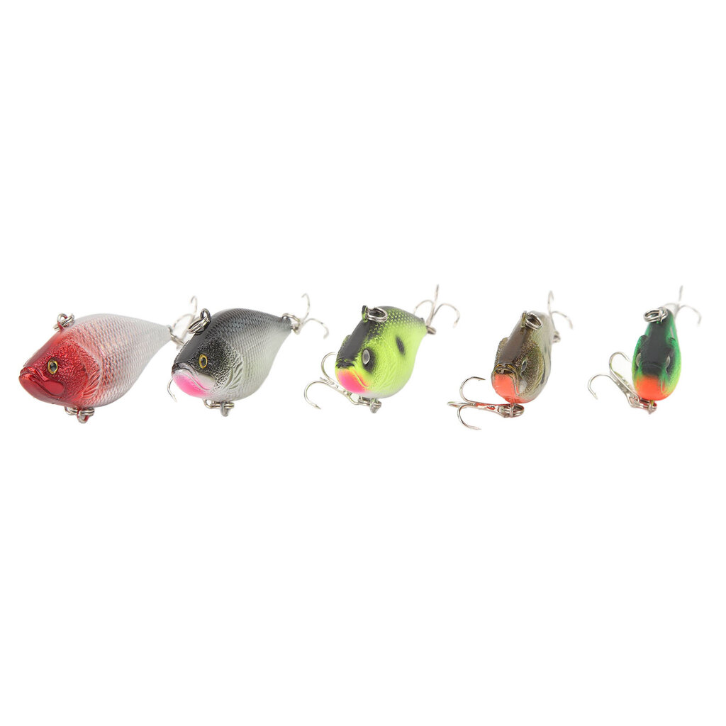 Viehe Hard Bait Kit Topwater Kalastus Vieheet Treble Hooks Hard Baits setti suolaisen ja makean veden kalastukseen hinta ja tiedot | Kalanrehu | hobbyhall.fi