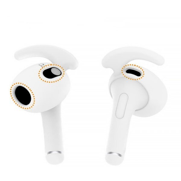 Pehmeät silikoniset korvakahvat Apple AirPodsille AirPods 3 Generation (2021) hinta ja tiedot | Kuulokkeiden tarvikkeet | hobbyhall.fi