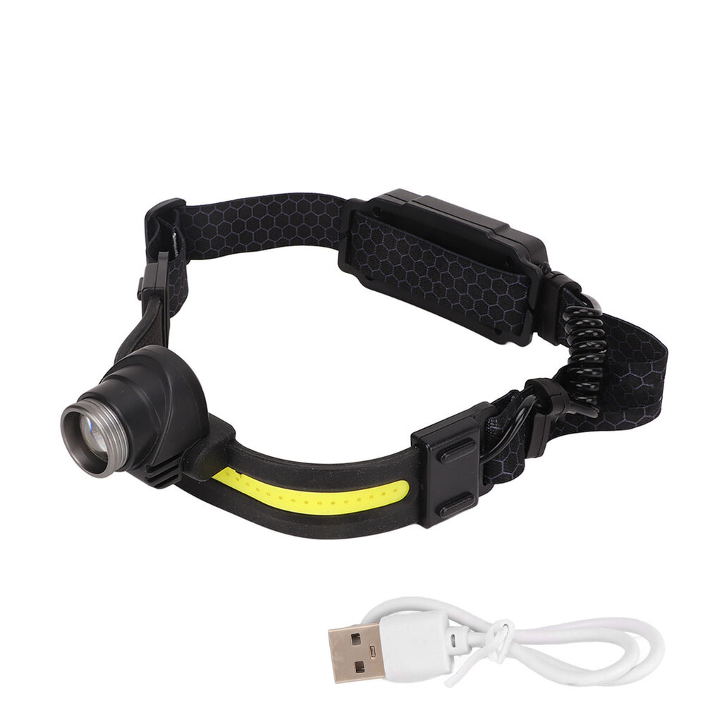 USB-ladattava LED-otsolamppu XPG Sensing COB Zoom -päälampun otsalampun taskulamppu ulkokalastukseen hinta ja tiedot | Retkilamput | hobbyhall.fi