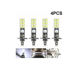 4kpl LED H1 LED 12V 6000K valkoinen 55W LED auton sumuvalon ajovalot LED ajovalon polttimo hinta ja tiedot | Ajovalot | hobbyhall.fi