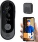 Langaton ovikello kameralla, 1080P WiFi vedenpitävä ovikello, Smart Audio Doorbell Intercom, App Wake Up, PIR-tunnistus hinta ja tiedot | Turvajärjestelmien tarvikkeet | hobbyhall.fi