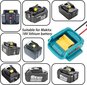 Power Wheel Adapteri Makita 18V akulle, tee-se-itse-työvaloihin, kuorma-autoon, RC-leluihin ja hinta ja tiedot | Paristolaturit | hobbyhall.fi