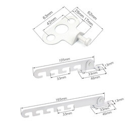 2kpl ikkunansäädin, ikkunan rajoitin ikkunan aukon säätämiseen/lyhyttyyliin hinta ja tiedot | Lukot | hobbyhall.fi