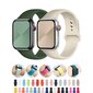 Silikoninen ranneke Apple Watchille, 45 mm, 44 mm, 42 mm, 49 mm, 41 mm, 40 mm, 38 mm, iWatch Series 8, 7, 9, SE, 4, 3, 5, Ultra, 6, Sininen Cornflo... hinta ja tiedot | Kampaamotuotteet | hobbyhall.fi