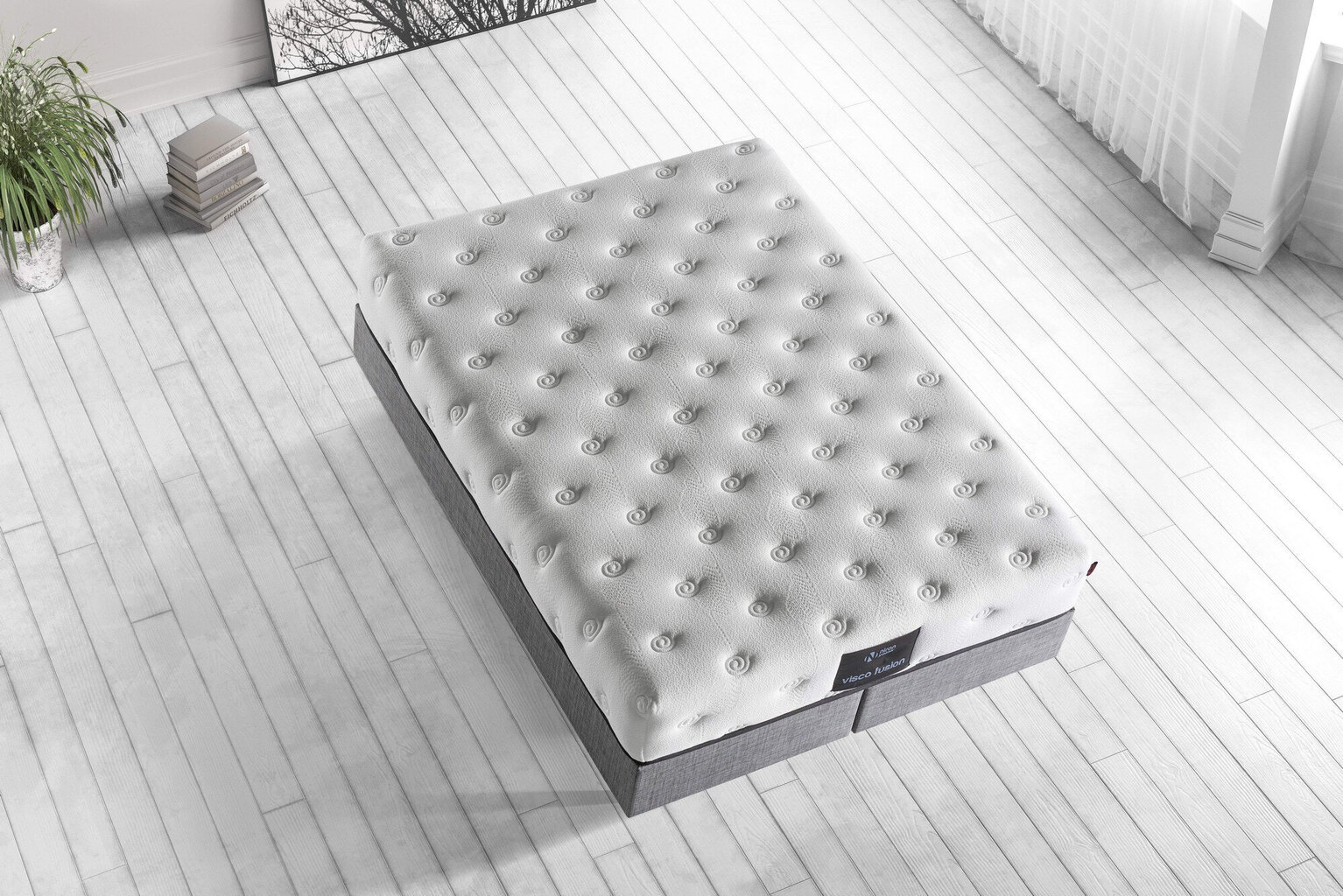 Patja Visco Fusion 140x190 cm Double Size Memory Foam and Pocket Spring Luxury Soft Mattress hinta ja tiedot | Patjat | hobbyhall.fi