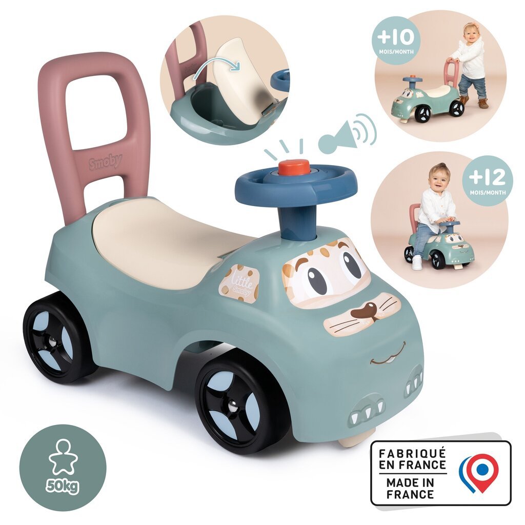 Smoby Little Smoby Auto Ride-On -ajettava auto hinta ja tiedot | Vauvan lelut | hobbyhall.fi