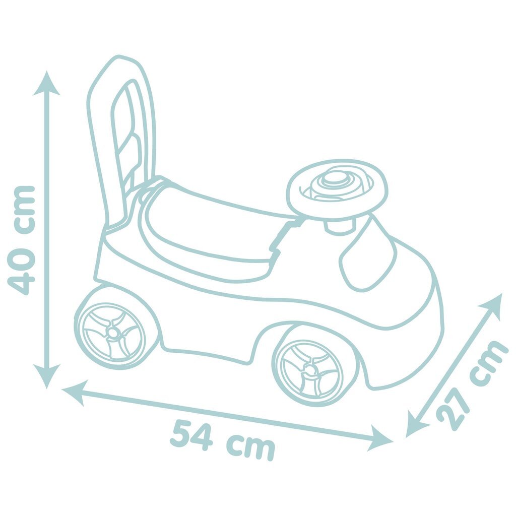 Smoby Little Smoby Auto Ride-On -ajettava auto hinta ja tiedot | Vauvan lelut | hobbyhall.fi