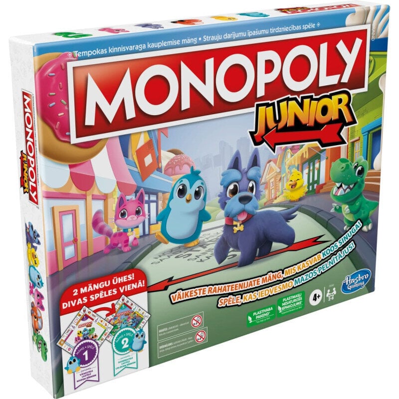 Lautapeli Monopolis Junior, LV, EE hinta ja tiedot | Lautapelit ja älypelit | hobbyhall.fi