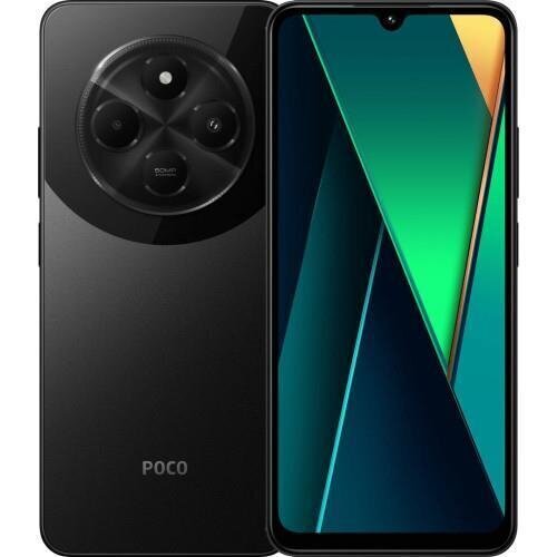 POCO C75 6/128GB Black hinta ja tiedot | Matkapuhelimet | hobbyhall.fi