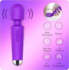 Vibrator G Spot Dildo, violetti hinta ja tiedot | Vibraattorit | hobbyhall.fi