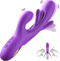 Vibrator Dildo Rabbit Seksilelut, 3 in 1 hinta ja tiedot | Seksilelusetit | hobbyhall.fi