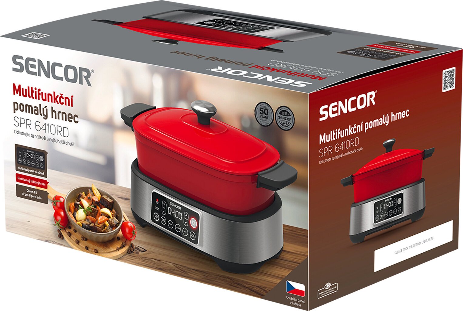 Sencor SPR 6410RD-CZE2 hinta ja tiedot | Höyry- ja monitoimikattilat | hobbyhall.fi