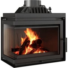 Ilmatakka SIMPLE vasen kulma BS 8 kW Ø 200 valurautaa hinta ja tiedot | Takat | hobbyhall.fi