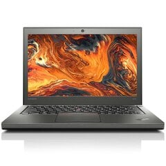 Lenovo ThinkPad X270; Intel® Core™Core i5-7200U (2C/4T, 2,5–3,1 GHz, 3 Mt)|8 Gt RAM-muistia DDR4|256 Gt SSD|12,5