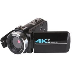 4K-videokamera videokamera WiFi-kamera HD digitaalinen minikamera 56 megapikselin vloggauskamera YouTube-suoratoistoa varten hinta ja tiedot | Videokamerat | hobbyhall.fi