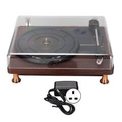 Bluetooth Record Player 3 Speed ​​Stereo Kaiutin Vintage Langaton Levysoitin Pölysuojalla 100-240V UK Plug hinta ja tiedot | Sanelimet | hobbyhall.fi