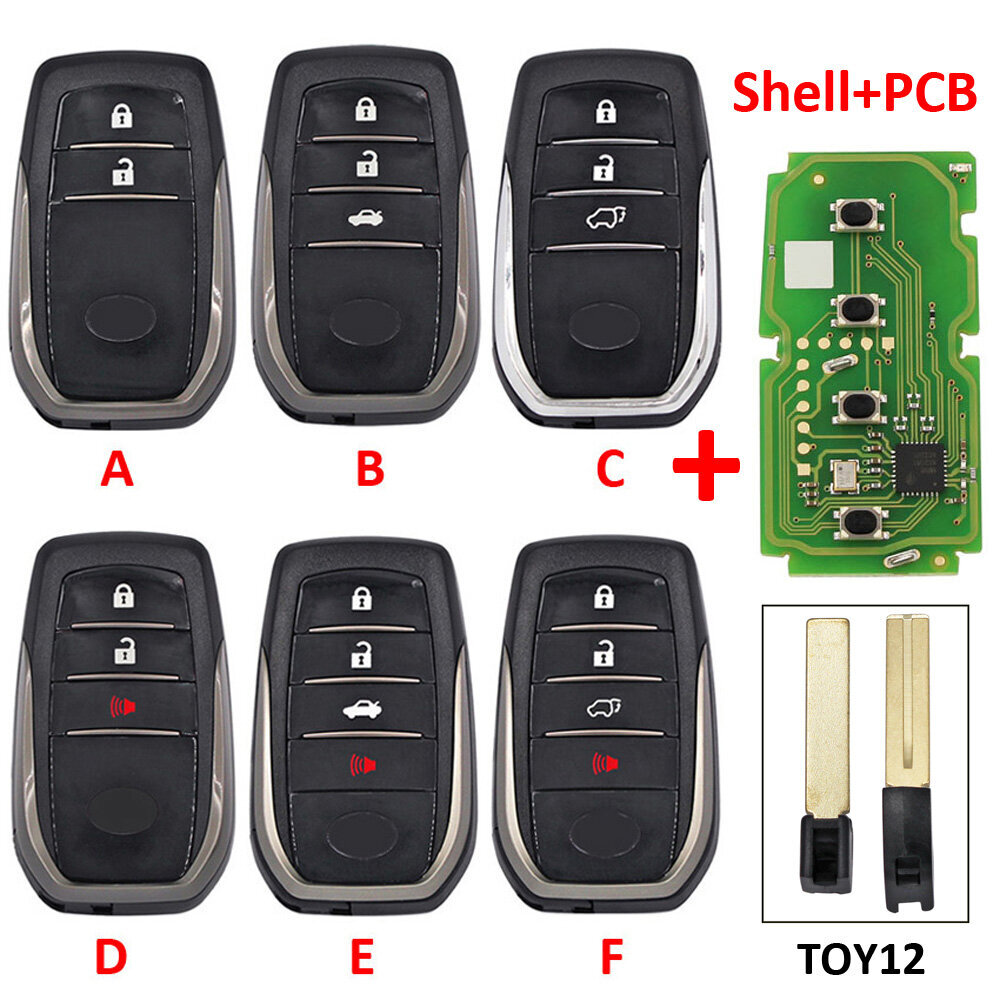 XM38 Smart Key XSTO01EN Yleiskauko-avain 8A 4D 4A Toyotalle Lexukselle Päivitetty versio XM Keystä XSTO00EN hinta ja tiedot | Lisätarvikkeet autoiluun | hobbyhall.fi