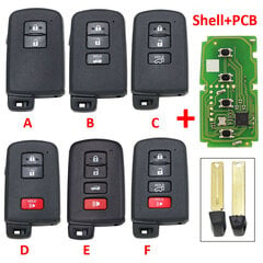 XM38 Smart Key XSTO01EN Yleiskauko-avain 8A 4D 4A Toyotalle Lexukselle Päivitetty versio XM Keystä XSTO00EN hinta ja tiedot | Lisätarvikkeet autoiluun | hobbyhall.fi