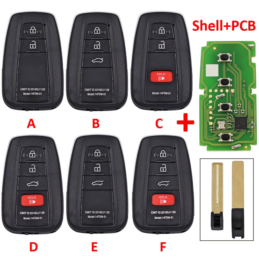 XM38 Smart Key XSTO01EN Yleiskauko-avain 8A 4D 4A Toyotalle Lexukselle Päivitetty versio XM Keystä XSTO00EN hinta ja tiedot | Lisätarvikkeet autoiluun | hobbyhall.fi