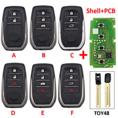 XM38 Smart Key XSTO01EN Yleiskauko-avain 8A 4D 4A Toyotalle Lexukselle Päivitetty versio XM Keystä XSTO00EN hinta ja tiedot | Lisätarvikkeet autoiluun | hobbyhall.fi