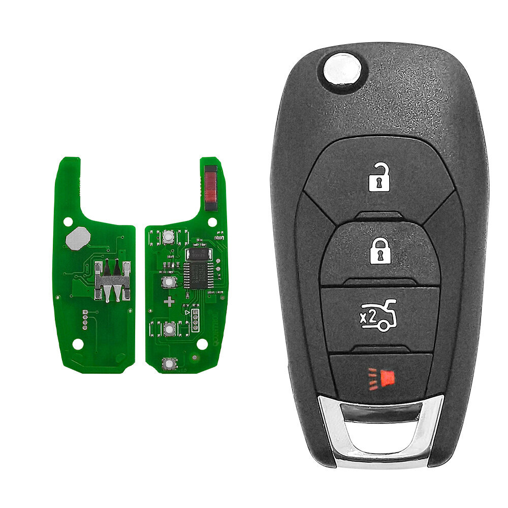 2/3/4-painikkeinen auton kauko-avain ID46 Chip 315/433Mhz Chevrolet Cruze Avo Colorado Trailblazer Onix Tracker Smart Flip Key -avain hinta ja tiedot | Lisätarvikkeet autoiluun | hobbyhall.fi