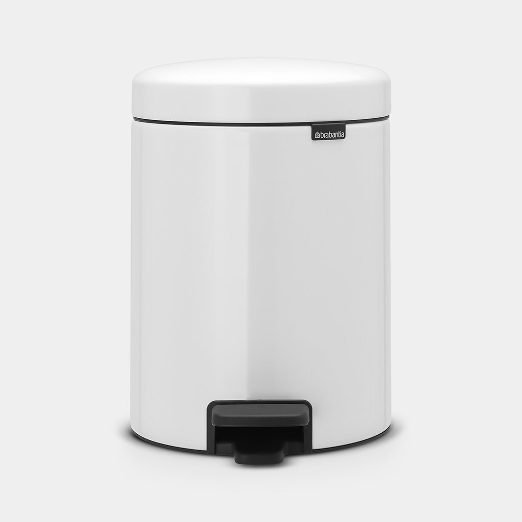 Brabantia NewIcon Poljinroska-astia 5L, White hinta ja tiedot | Roska-astiat | hobbyhall.fi