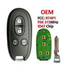 Remote Smart Card Key Suzuki Alto Wagon Hustler 315MHz PCF7953 / HITAG 3 / 47 Chip FCC: R74P1 Venäjän markkinoille hinta ja tiedot | Lisätarvikkeet autoiluun | hobbyhall.fi