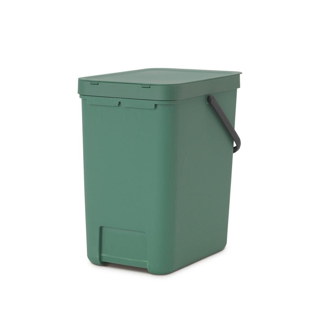 Brabantia Sort & Go roska-astia 25L, Fir Green hinta ja tiedot | Roska-astiat | hobbyhall.fi