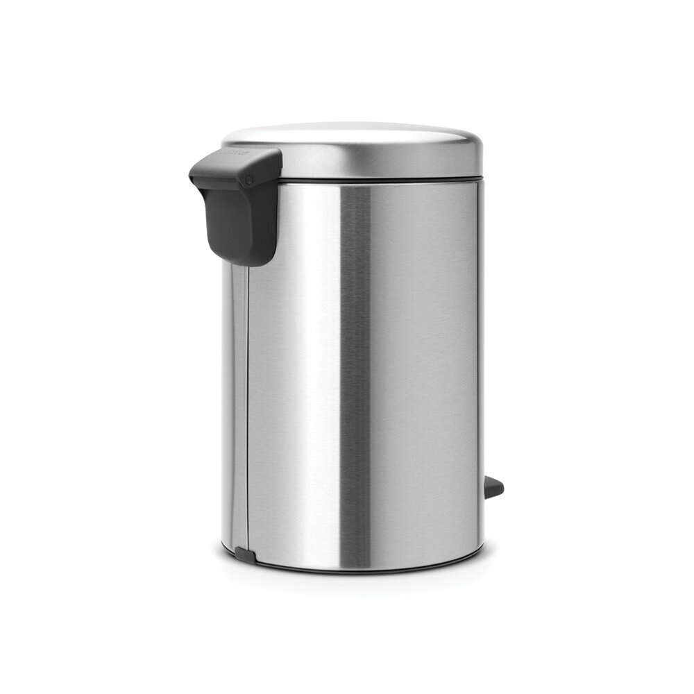 Brabantia NewIcon Poljinroska-astia 12L, Matt Steel hinta ja tiedot | Roska-astiat | hobbyhall.fi