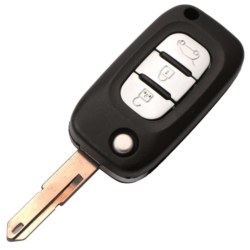 2/3 painikkeet Flip Remote Fob auton avainkotelon kuori Renault Clio 3 Megane III Kangoo Modus Fluence leikkaamattomalle terälle hinta ja tiedot | Lisätarvikkeet autoiluun | hobbyhall.fi