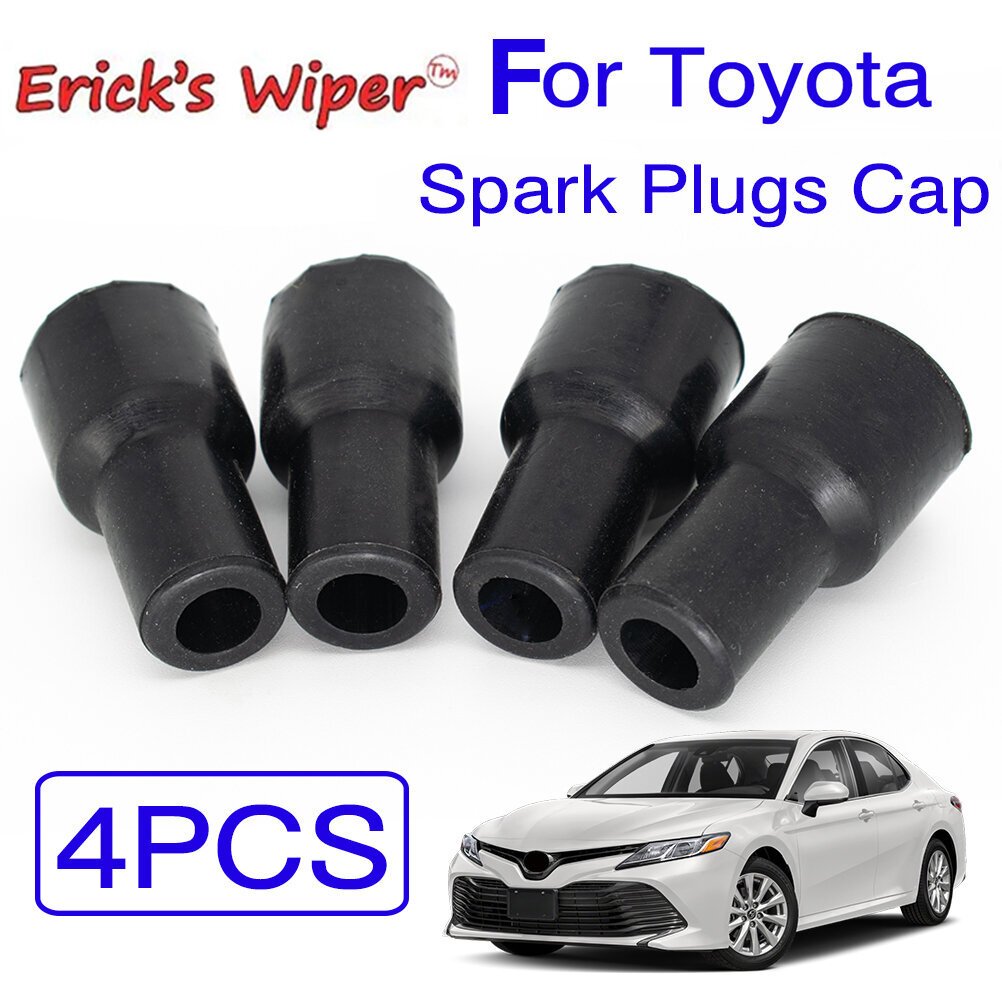 Erick's Wiper 4kpl/setti Sytytystulpat Kannen liitin Sytytyspuola Tulpan kärjen suojus Toyota Yaris Vios Camry Corolla Prius Sienta hinta ja tiedot | Lisätarvikkeet autoiluun | hobbyhall.fi