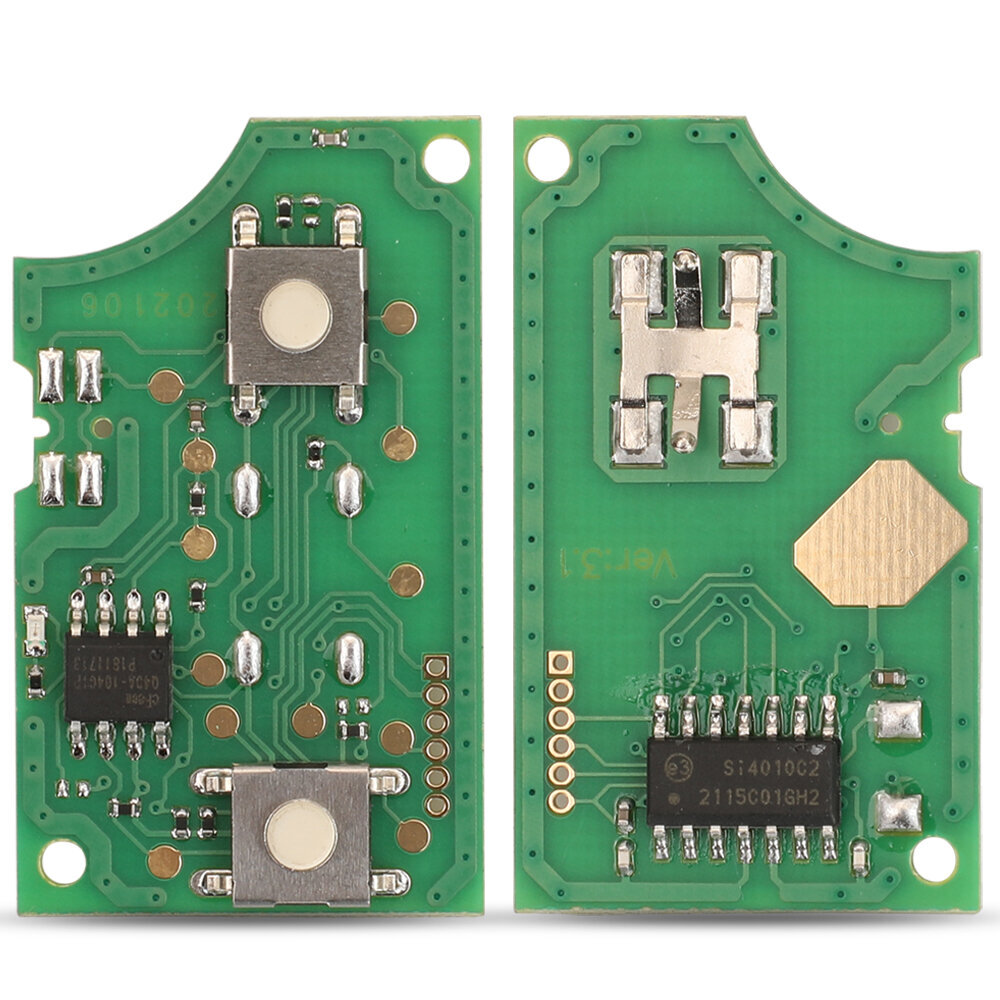 Kaukosäädin 1J0959753A ID48 Siruavain 2BTN Smart Transmitter 433Mhz VW Volkswagen Passat Golf MK4 1J0 959 753 A hinta ja tiedot | Lisätarvikkeet autoiluun | hobbyhall.fi