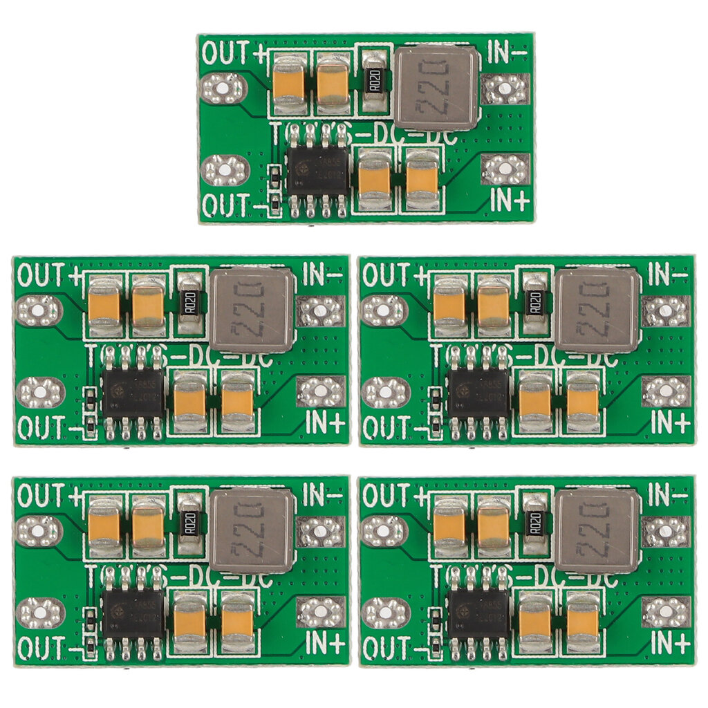 5 kpl DC-DC Buck -moduuli 92 % muunnostehokkuus korkeataajuinen 12 V - 24 V - 9 V / 2 A moduuli tietokoneelle hinta ja tiedot | UPS-laitteet | hobbyhall.fi