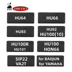 Ei laatikkoa Lishi HU66 2 in 1 Tool 2in1 SIP22 VA2T HU64 HU83 HU92 HU100 HU101 HU100R HON66 VA2T SIP22 Lukkosepän työkalu työkaluille hinta ja tiedot | Lisätarvikkeet autoiluun | hobbyhall.fi