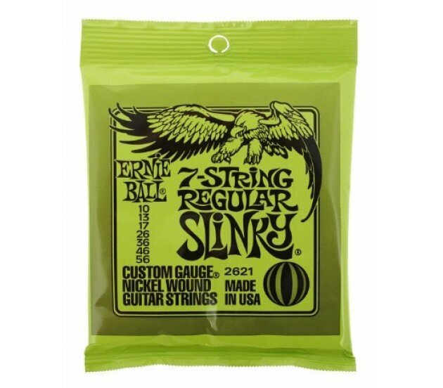 Sähkökitaran kielet Ernie Ball P02621 10-56 NICKEL WOUND hinta ja tiedot | Soittimien lisätarvikkeet | hobbyhall.fi