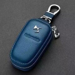 (sininen) Peter Leather Car Logo Key Cover Key Kotelo DS SPIRIT DS3 DS4 DS4S DS5 DS 5LS DS6 DS7 WILD RUBIS Autolle hinta ja tiedot | Lisätarvikkeet autoiluun | hobbyhall.fi