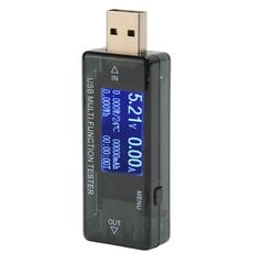 USB-testeri Jännitevirran tunnistus LCD-näyttö Erittäin tarkka USB-virtamittari 0-5,5A 4-30V hinta ja tiedot | Muistitikut | hobbyhall.fi