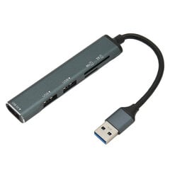 USB3.0 Hub 5 in 1 USB3.0 - 3xUSB Storage Card Muistikortti USB3.0 Multiport Adapter for Win hinta ja tiedot | Muistitikut | hobbyhall.fi