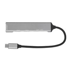 USB C Hub 5 in 1 Plug and Play Type C Hub Metal Elektroniikka Type C Telakointiasema USB C -sovitin Windowsille Linuxille Musta hinta ja tiedot | Muistitikut | hobbyhall.fi