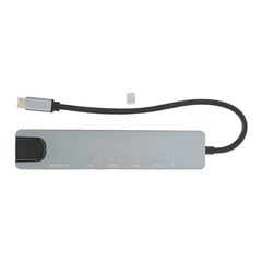 8 in 1 USB C -keskitin Ultra High Definition Fast Data Transfer PD -lataus USB C-Ethernet -keskittimen sovitin kotitoimistomatkalle hinta ja tiedot | Muistitikut | hobbyhall.fi