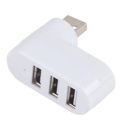 USB 2.0 -keskitin 3-portti 90°/180° pyörivä kuuma vaihdettava kannettava USB-telakka kotitoimistoon matkustamiseen (valkoinen) hinta ja tiedot | Muistitikut | hobbyhall.fi