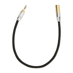 3,5 mm uros-Mini XLR 3-pin kaapeli Professional kullattu 3,5 mm mini XLR -sovitin mikrofonimikserikameralle hinta ja tiedot | Videokameran lisätarvikkeet | hobbyhall.fi