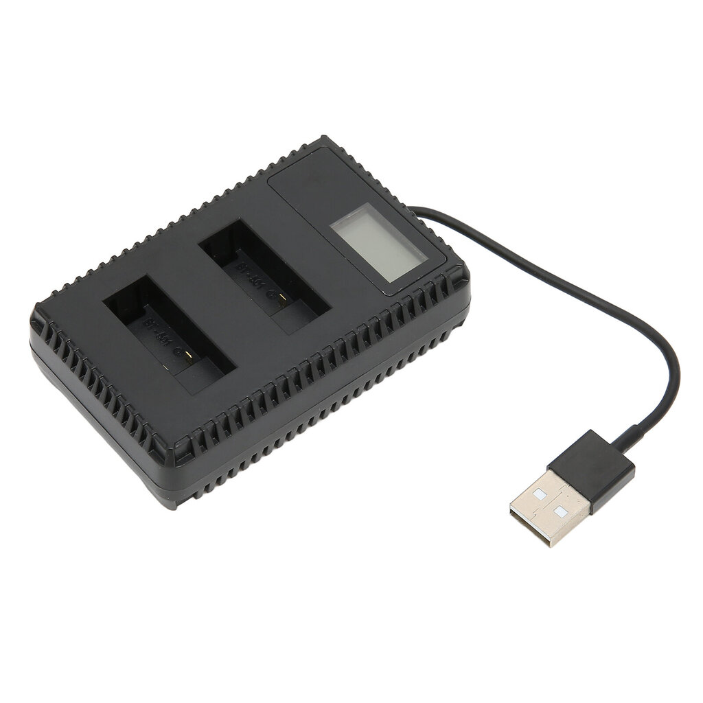 Kameran akkulaturi Kaksois-USB-laturi LCD-näytöllä AHDBT-501-kameran akulle hinta ja tiedot | Videokameran laturit | hobbyhall.fi