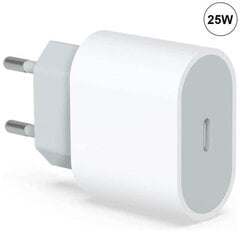 20W USB-C-pikalaturi + 20W 1M USB-C-USB-C-kaapeli iPhone 15 Pro Maxille - iPhone 15 Plus - iPhone 15 Pro - iPhone 15 - WELLNGS hinta ja tiedot | Puhelimen lisätarvikkeet | hobbyhall.fi