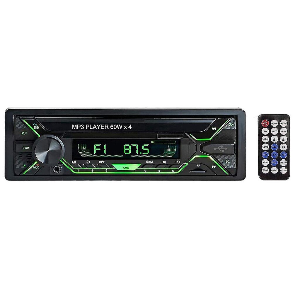 Autostereo Bluetoothilla, Single Din Radio Fm Media Player Usb/tf/sd/aux Audiovastaanotin, Hands Fre hinta ja tiedot | Kelloradiot ja herätyskellot | hobbyhall.fi