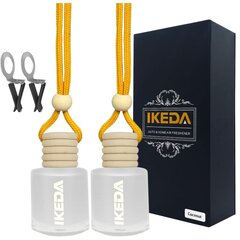 Ikeda Scents auton ilmanraikastin, 10 ml x 2 kpl, kookos hinta ja tiedot | Ilmanraikastimet autoon | hobbyhall.fi